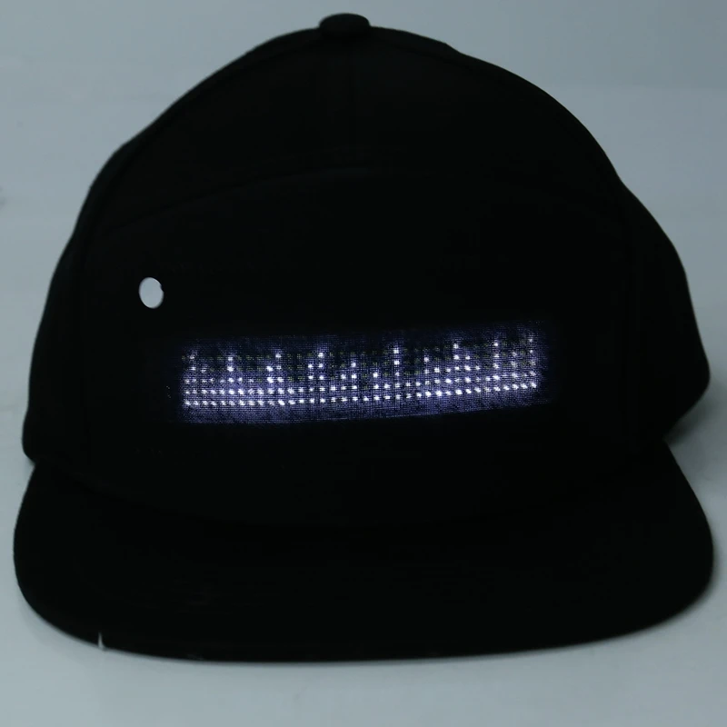 Led Display Light Hat Flash English 