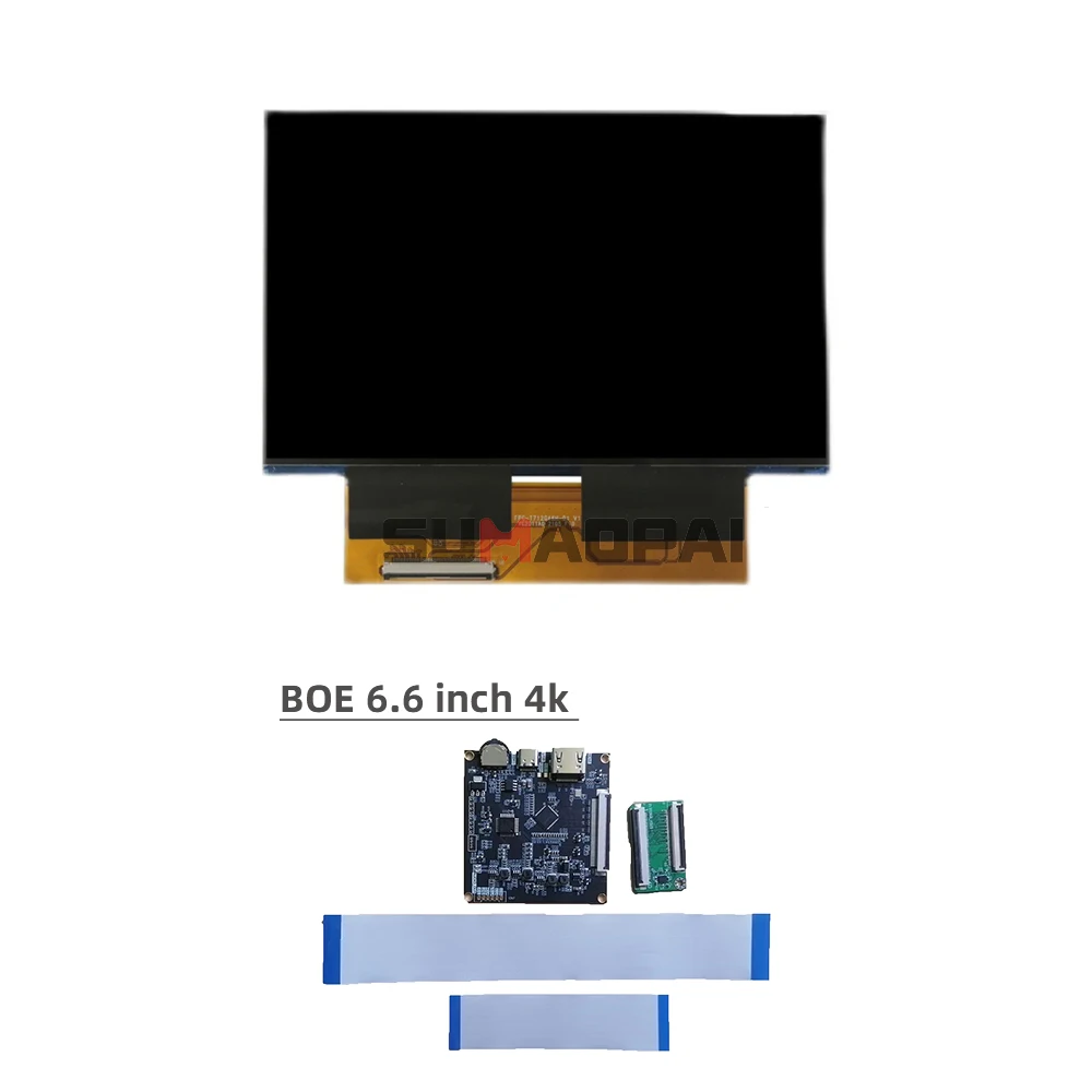 

6.6 inch 4K 3D printer LCD MONO screen light curing 405NM photosensitive resin jewelry grade DIY original screen