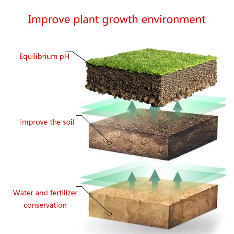 60/120g Soil Activation Treasure Soil Improvement Loosening Agent Potassium humate Promote Rooting Plants Growing Fertilizer