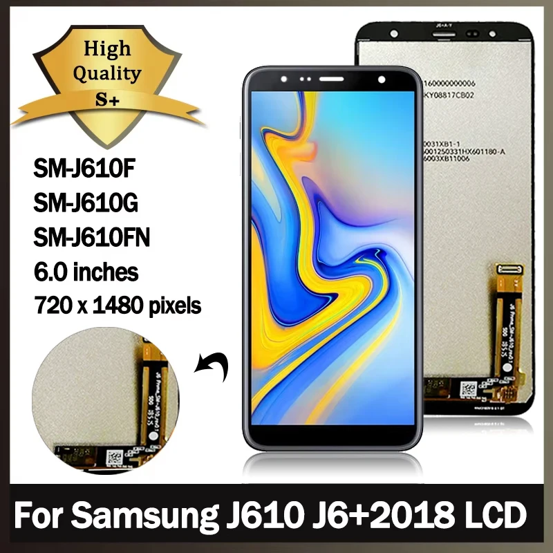 6.0''inch LCD For Samsung J6+ J6 Plus J610 J610F J610FN LCD Display ...