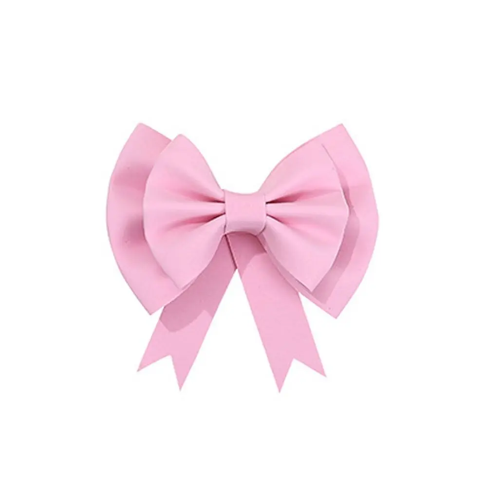 Kırmızı Pembe Büyük Yay Süsler El Yapımı DIY EVA Malzeme Paketi Noel Ev Dekorasyonu sevgililer Düğün Parti DIY Dekor Sahne