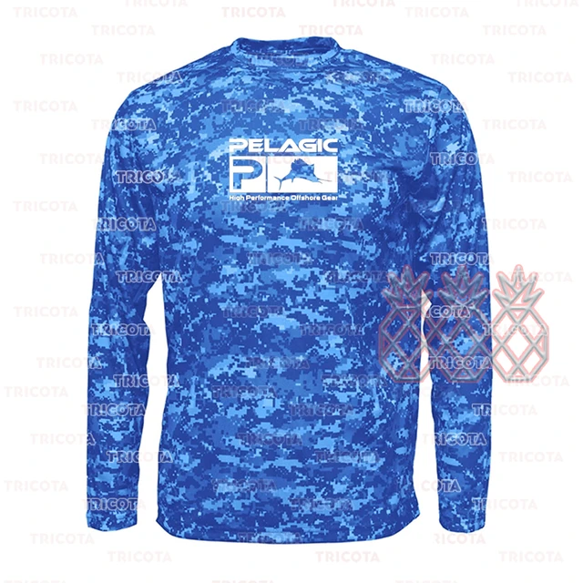 PELAGIC Men Fishing Shirts Long Sleeve UV Protection Breathable Fishing  Clothing Outdoor Upf 50+ Camouflage Fishing Wear Tops - AliExpress