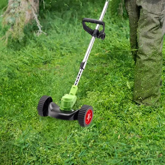 Ruedas Para Desbrozadora - Accesorio Ajustable Para Cortacésped, Terreno Irregular, Plástico ABS - Facilita El Trabajo En Jardín