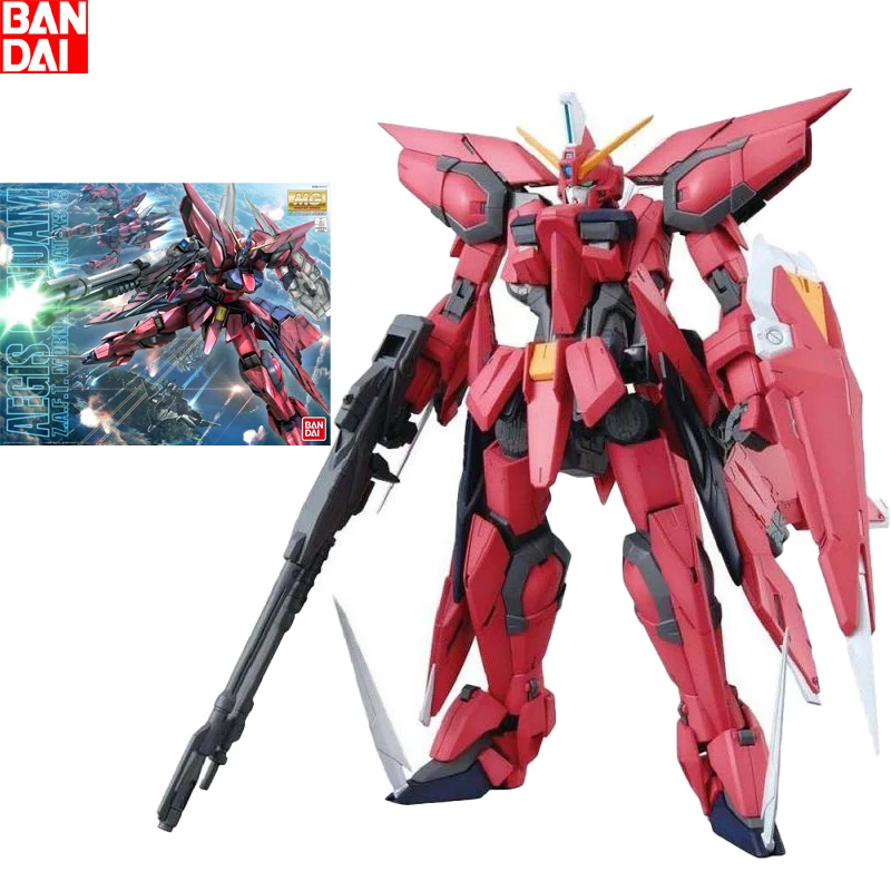 

Original Genuine Bandai 1/100 MG GAT-X303 Aegis Gundam Kidou Senshi Gundam SEED Assembly Model Action Anime Figure Collection