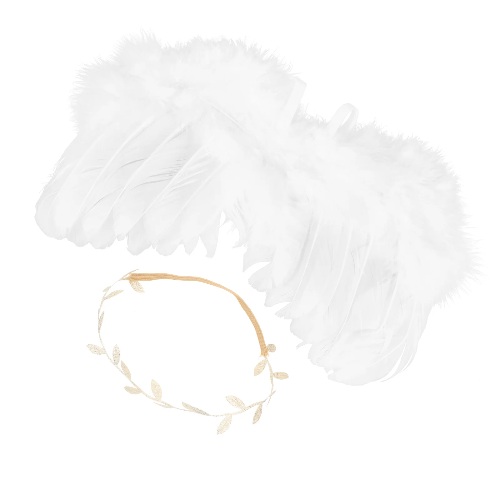 

Angel Wings Hair Band Costume Props Feather Kids Cosplay Performance Photo Artificial Decorative
