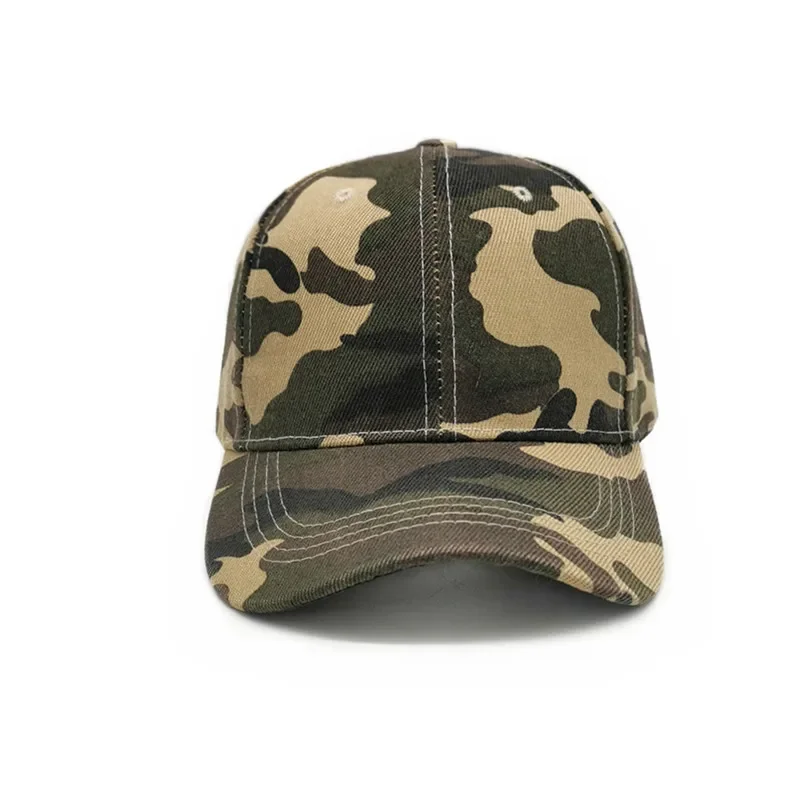 Adjustable Camouflage Tactical Cap Unisex Outdoor Sports Sun Protection Hat Baseball Hat Military Training Camo Cap Hunting