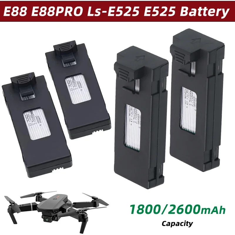 E88 E88PRO Ls-E525 E525 PRO Drone battery 3.7V E88 Li-polymer battery E88MAX E99 E99PRO P1 P5PRO K3 S1 P8 RC quadcopter