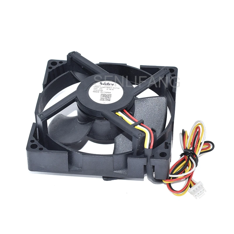 

New Cooler For Nidec U92C12MS1BA3-57Z32 DC12V 0.14A Four Wires Square Cooling Fan