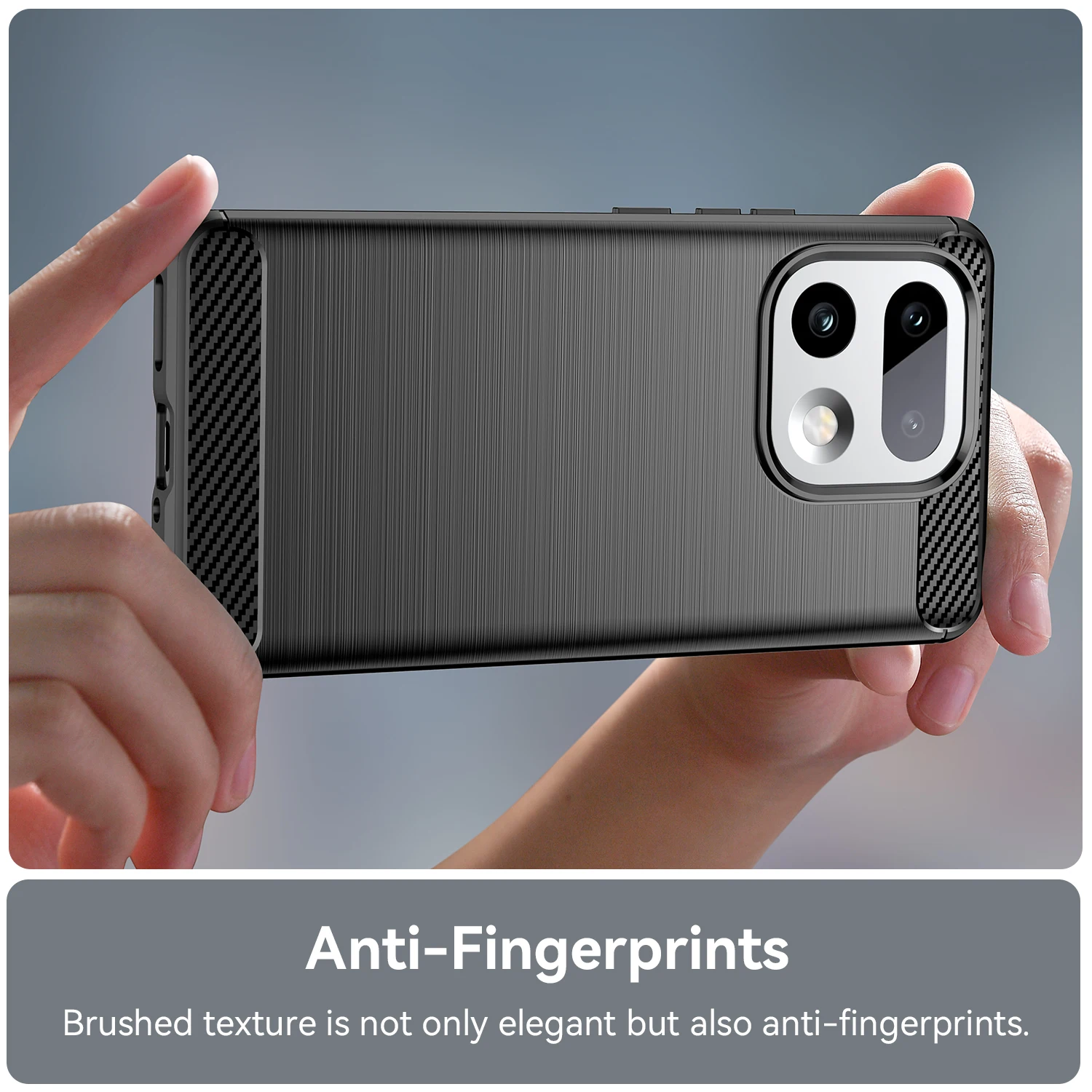 Carbon Fiber Soft Silicone Phone Bumper Case - Premium Protection Cover