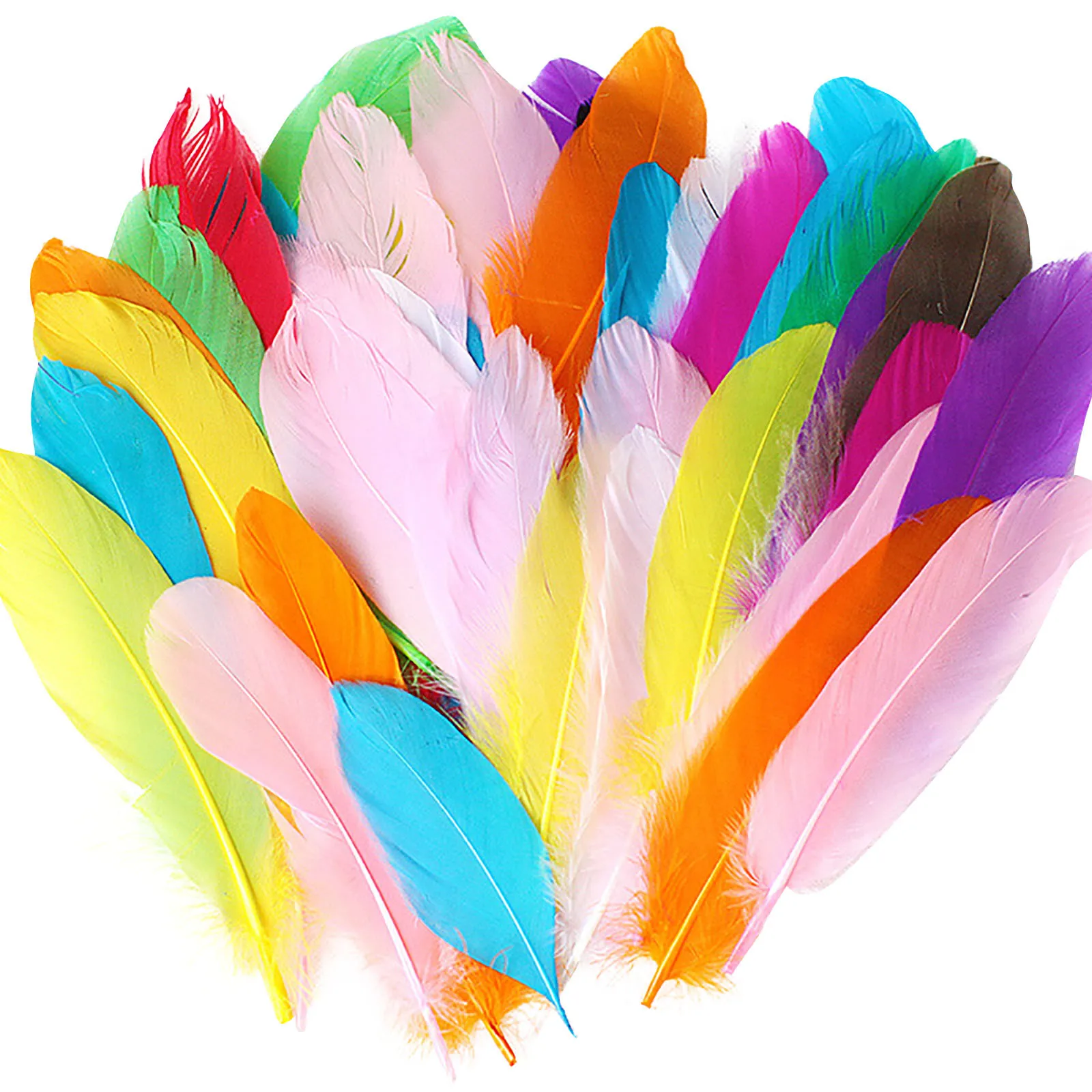 Color Colorful Feather Goose Feathers Home Decoration Costume Decoration