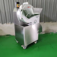 Kitchen multifunctional Commercial Fruit Vegetable Slicer Cutter Spiral Electric French Fry Vegetable Cutter 220V 110V 2