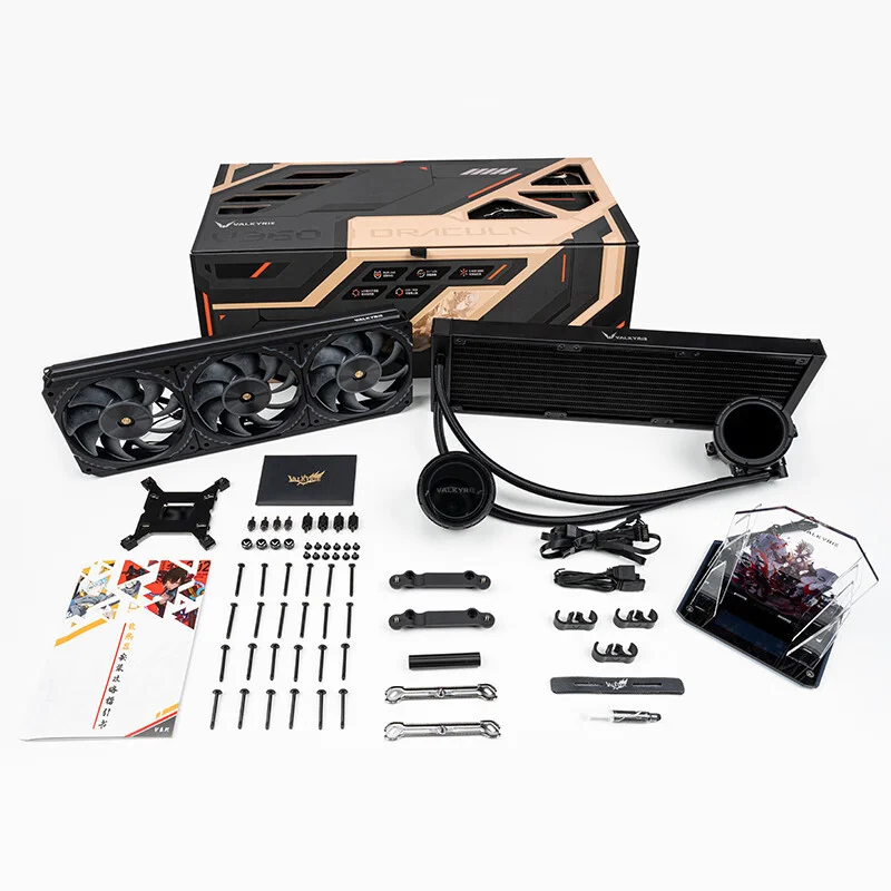 VALKYRIE V360 VK встроенный водяной кулер 360 мм ARGB белый радиатор ЦП (art.: 3920c48ad6aba) - 3920c48ad6aba