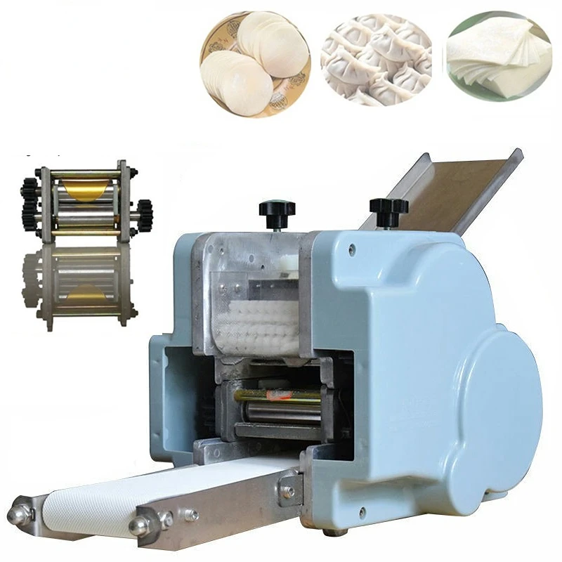 

220/110V Wonton Dumpling Machine Dumpling Roll Automatic Slicer Dumpling Wrapper Machine Pasta Maker Machine Noodle Machine