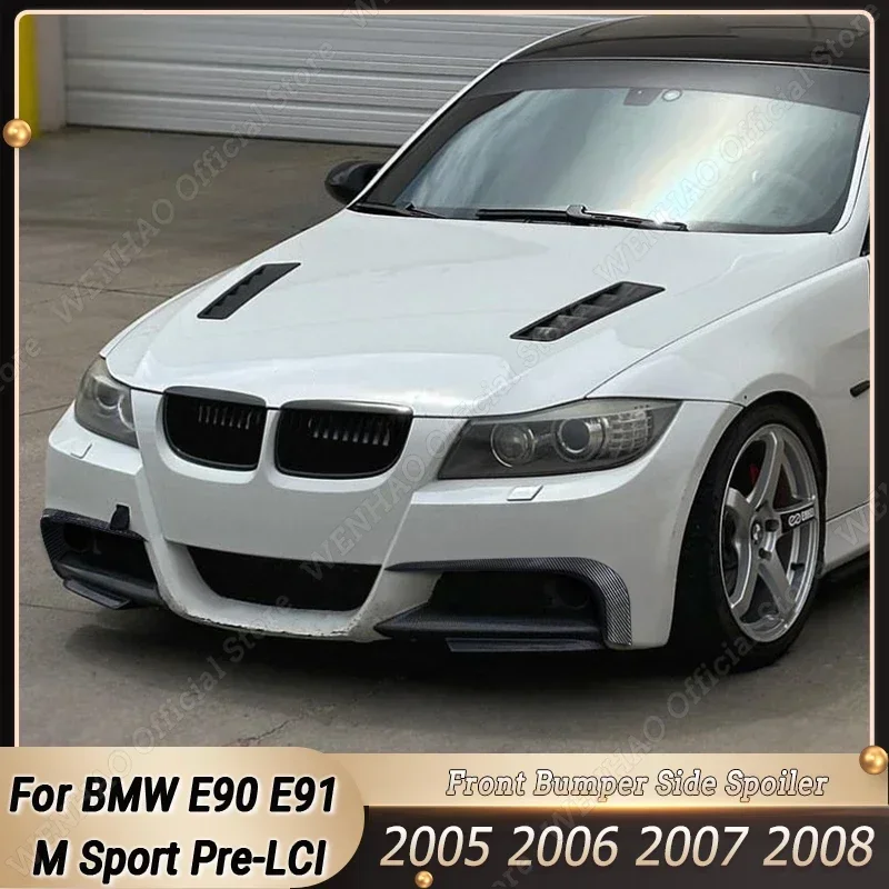 Für bmw 3er series e90 e91 320i 330i m sport pre-lci 2007-2015 auto front  stoßstange splitter seiten spoiler lüftungs körper kits tuning - AliExpress