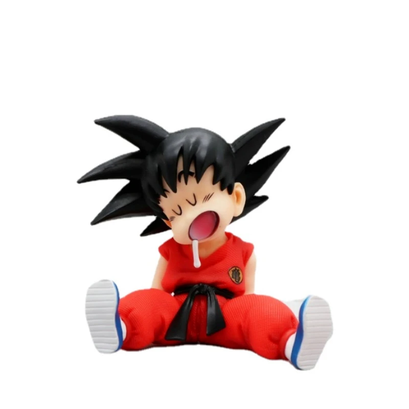 Anime japonés Dragon Ball z, juguete hecho a mano de Goku de PVC de 13cm,  escena para dormir, adornos de muñeca periférica de Anime| | - AliExpress
