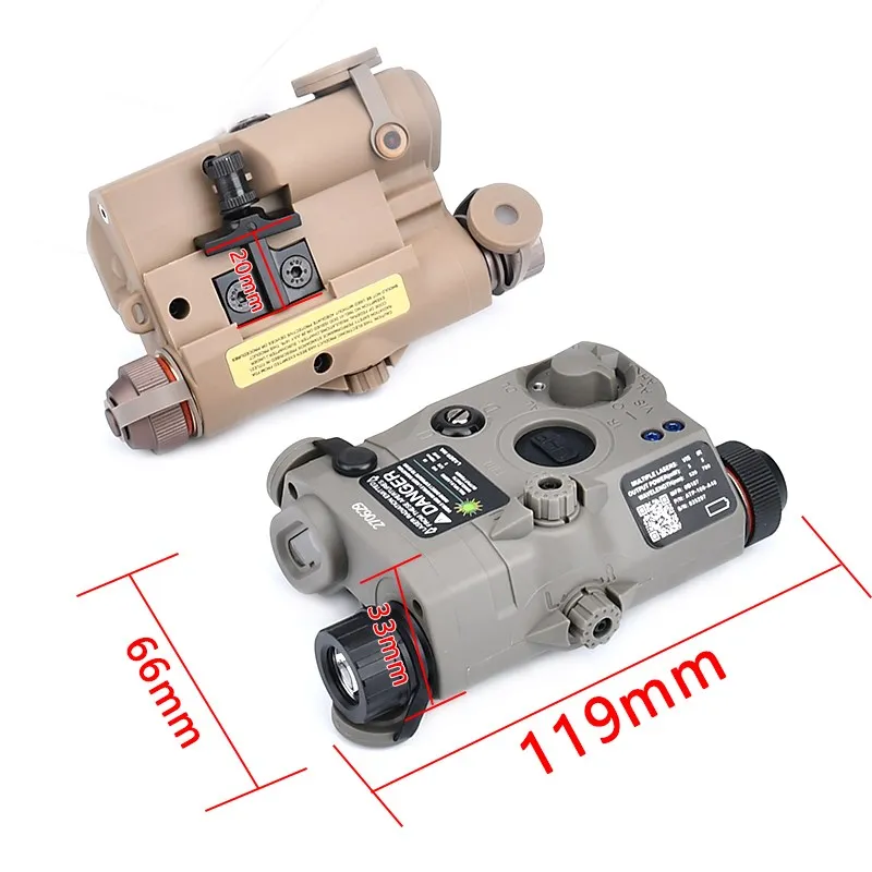 AN/PEQ-16A タン レーザー照準器 エレメント AN/PEQ-16A INTEGRATED POINTER BK