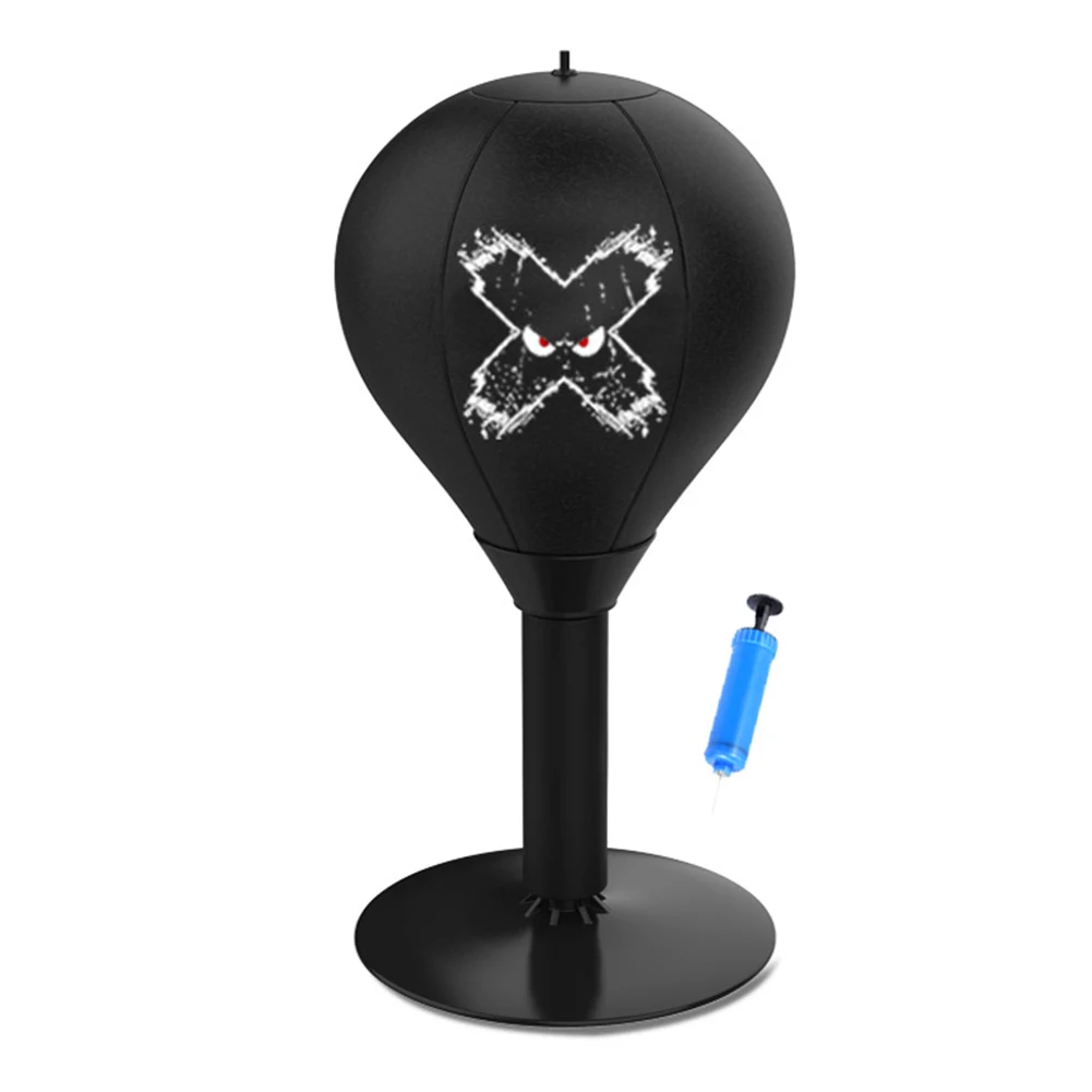 Desktop Punching Bag Boxing Training Punching Bag with Suction Cup Desk Boxing Punch Ball Funny Portable Speed for Office