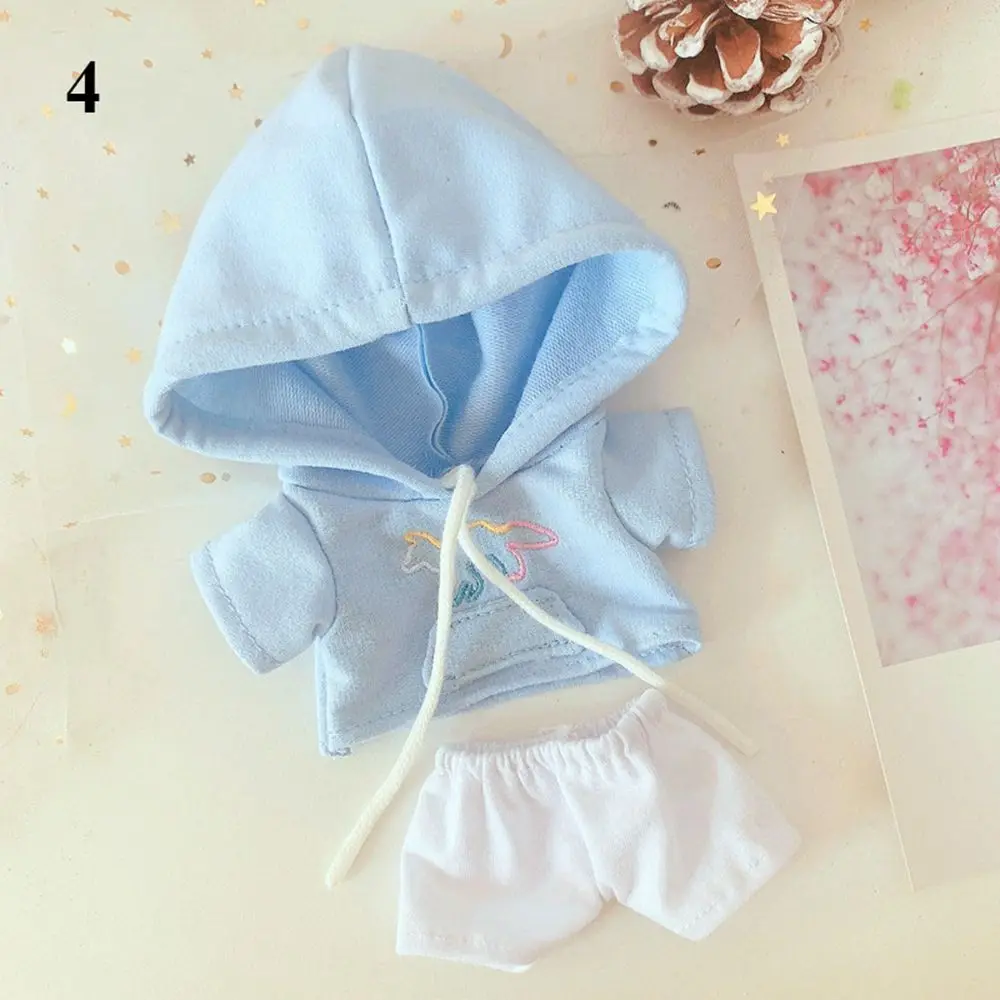 Idol Doll Outfit Toys Accessories Mini Clothes Doll Hoodies 20cm Doll Clothes Doll Shorts Doll Fur Coat