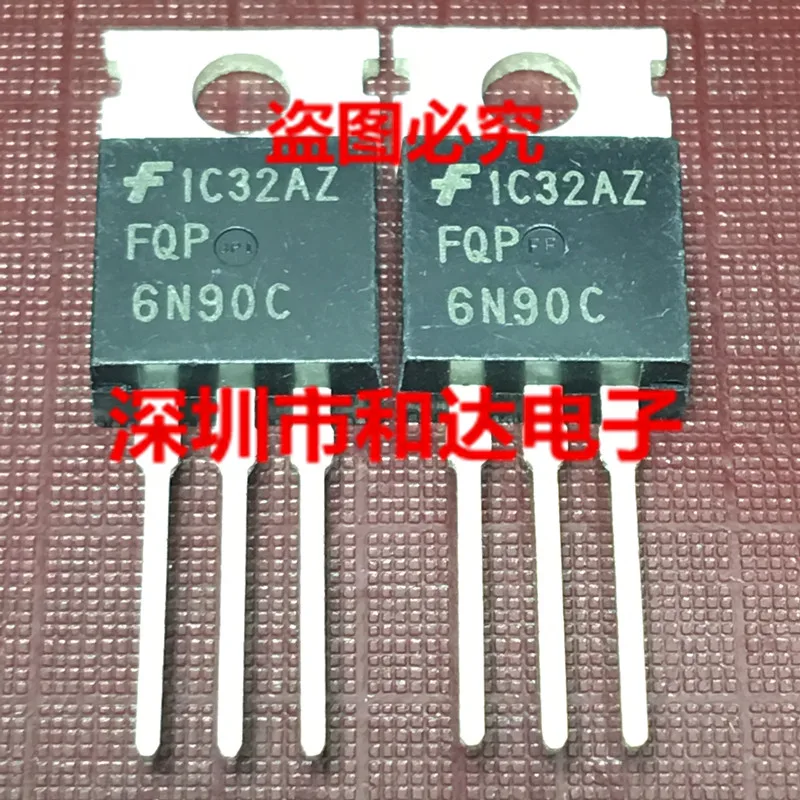 

5 шт.-10 шт. FQP6N90C MOS TO-220 оригинальный запас Новинка