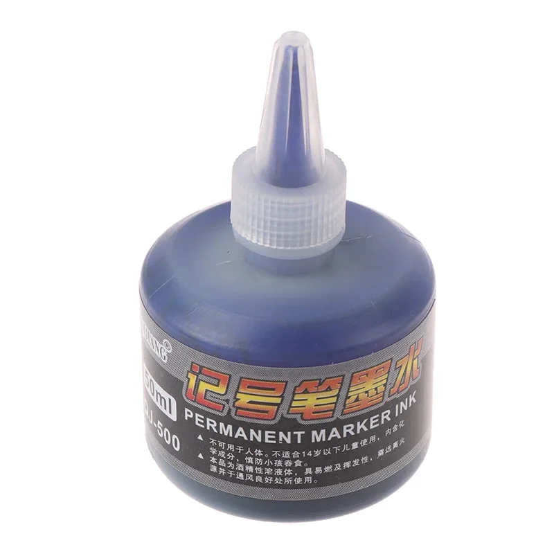 50ml 대용량 영구 속건성 낙서 유성 마커 잉크 리필, 마커에 적합