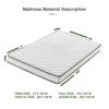 6 Inch innerpring Dream Ded Mattress Medium Firm Feel, Fiberglass Free, Host Youth Guest Bedroom, Mattress in A Box, Twin,Twinxl 3