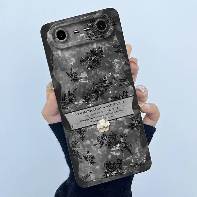 Fashion Simplicity Oil Painting Silicone Soft Shockproof Back Cover