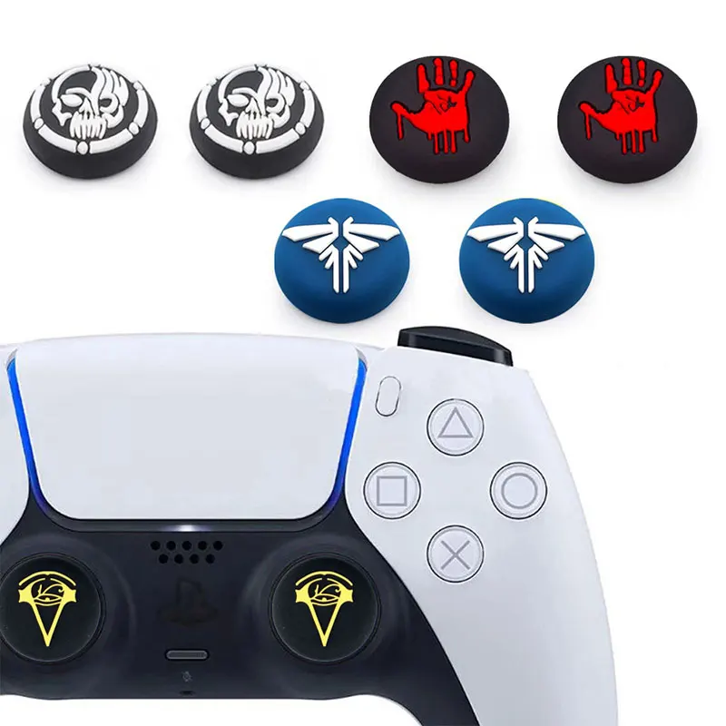 Soft Silicone Thumb Stick Grip Caps - Set of 2, Thumbstick Covers