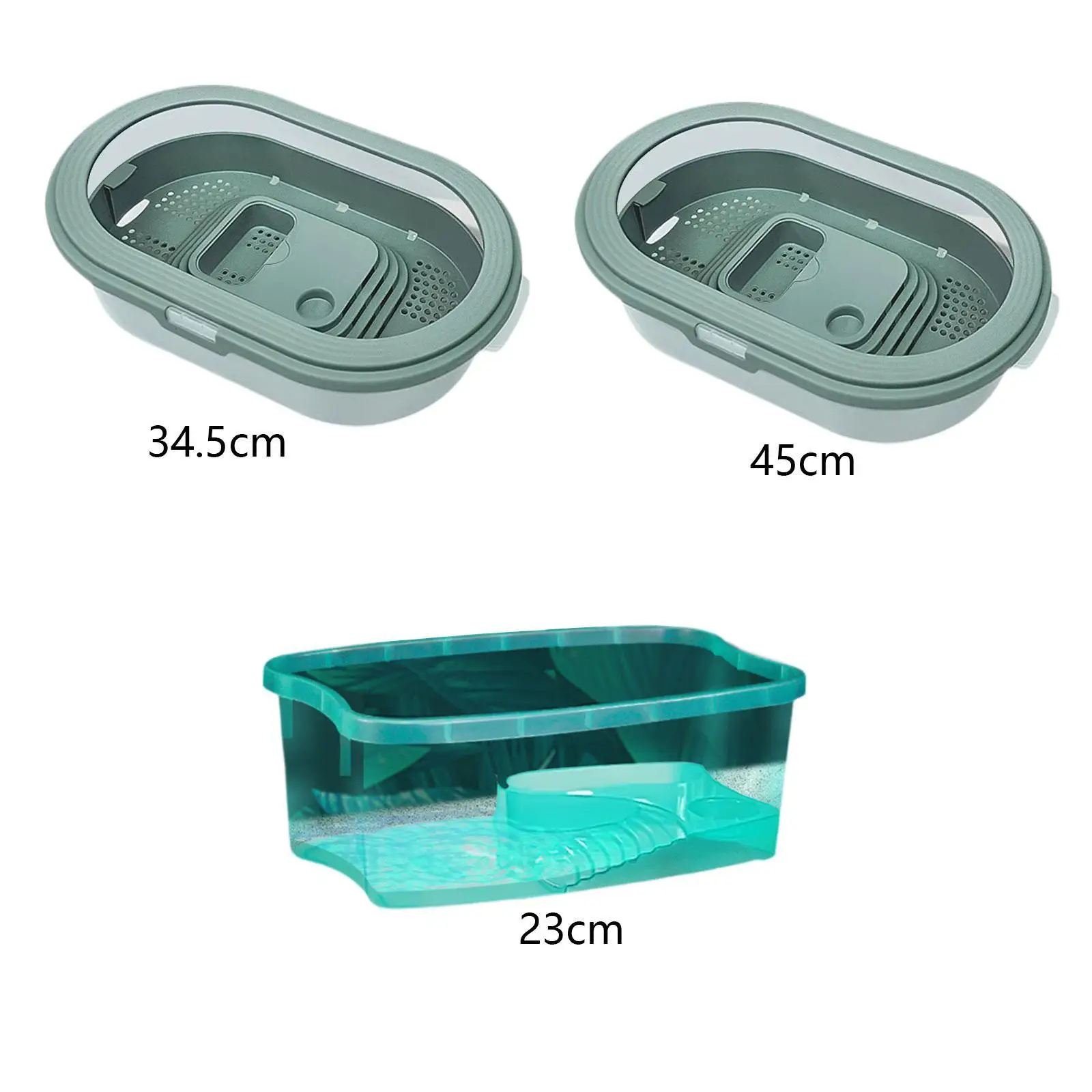 Turtles Tank Aquarium Terrapin Tortoises Case Frog Pets Accessories Amphibians