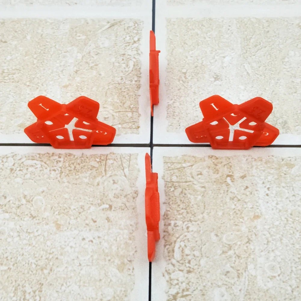 Ceramic Spacers Clips Tile Leveling System 1/1.5/2/2.5/3cm for Floor Wall Tile Gap Leveling System Construction Tools 50-200Pcs tile spacers