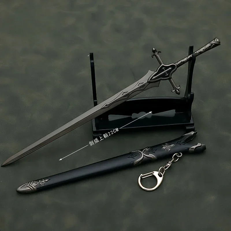 Fate/stay Night Anime Peripheral Weapon Siegfried Balmunk Dargon Altria Pendragon 22cm Uncut Metal Weapon Model Ornament Boy Toy cosplay sword cosplay prop cosplay toy