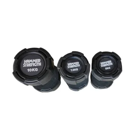 3010 Hammer Rubber Dumbbell