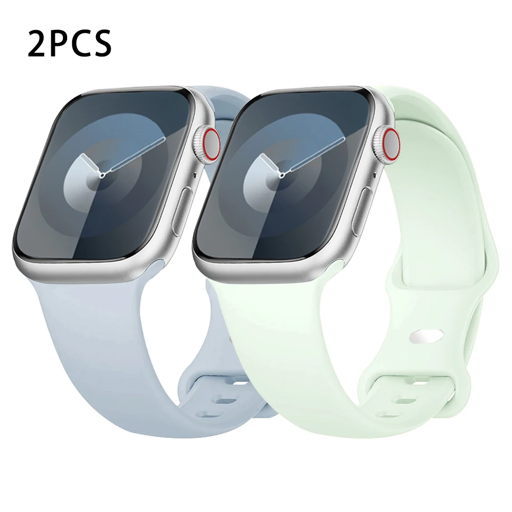 Premium Silicone Watch Strap - Compatible with Apple Watch Series