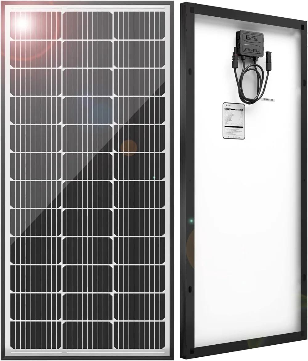 

9BB Solar Panels 12V 100 Watt Monocrystalline Solar Panel High Efficiency Solar Module PV Charge for RV Battery Boat Caravan