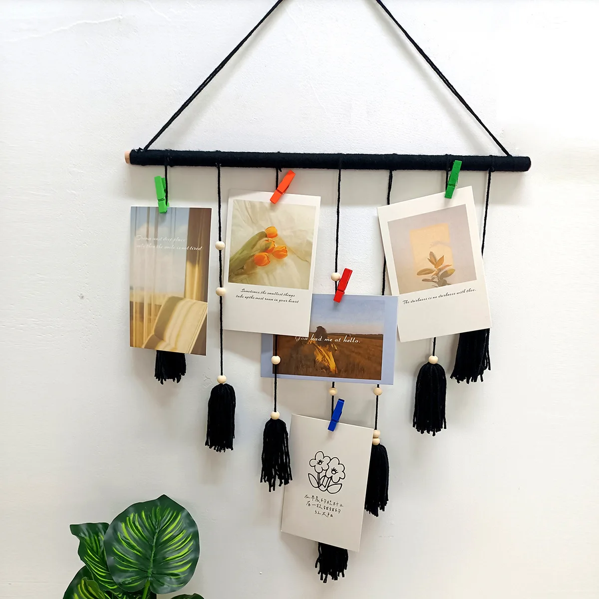 

Ins Nordic Style Wall Decoration Tassel Tapestry Photo Boho Macrame Room Decor Children's Room Bedroom Home Accessories Ornament