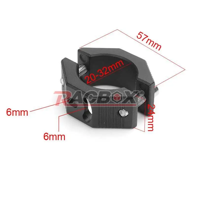 20-32mm Motorcycle Spotlight Mounting Bracket Aluminum Headlight Auxiliary Lamp