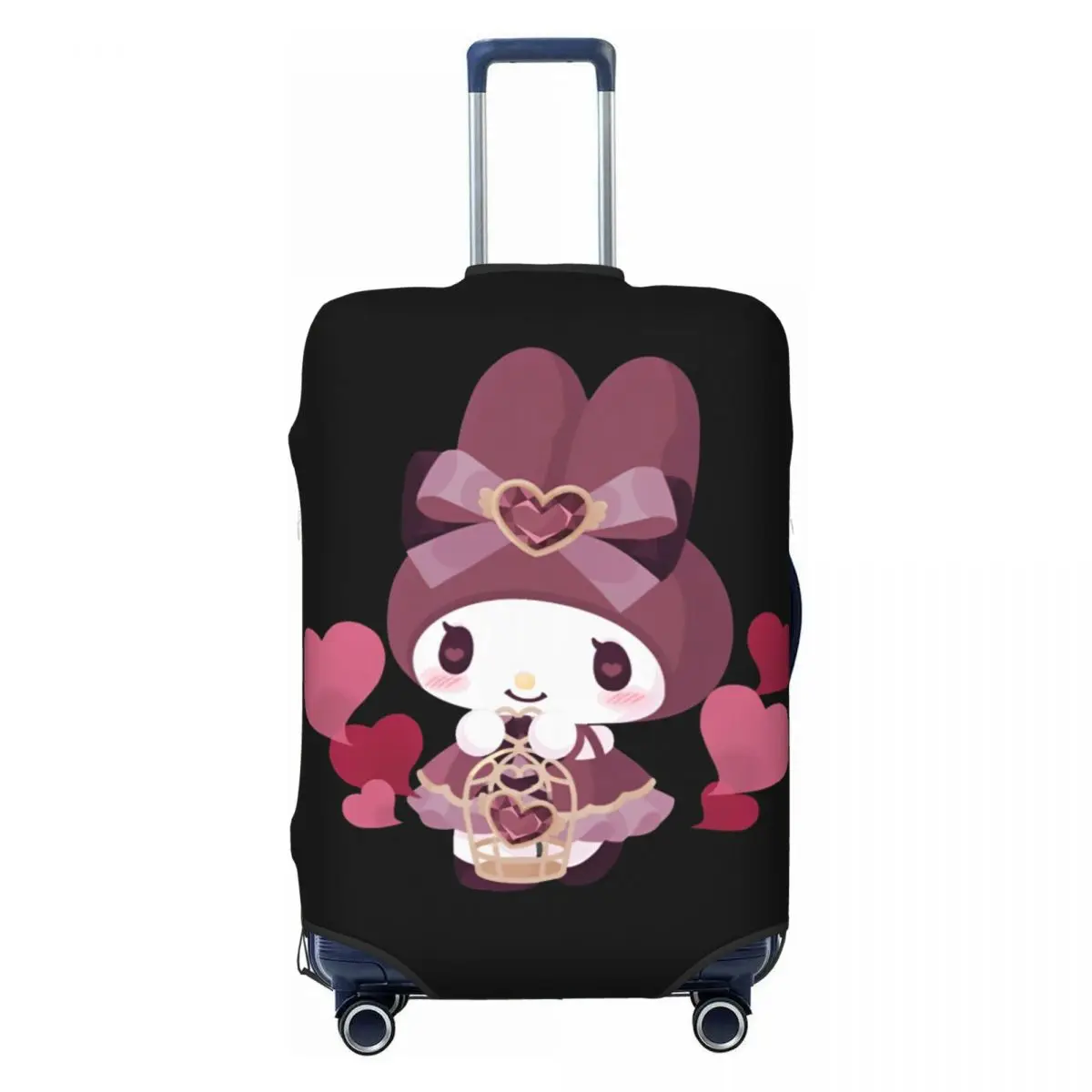 My Melody Sanrio Anime Suitcase Cover Flight Cute Y2K Manga Elastic Luggage Supplies Business Protection 2