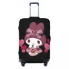 My Melody Sanrio Anime Suitcase Cover Flight Cute Y2K Manga Elastic Luggage Supplies Business Protection 2