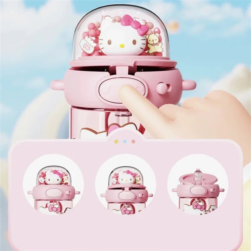 Leak Proof Kids Water Bottle Space Cup