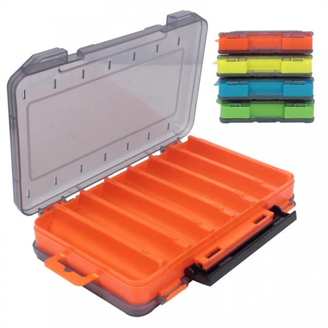 Fishing Tackle Box Lure Storage Compartments Double Sided Open Case  Strength Container Baits Gear Accesorios Pesca Tools Set - AliExpress