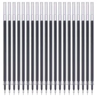 M&G 20pcs Gel Pen 0.5 Refill Full Syringe Signature Pen Refill Pen for Student Office Supplies Black/Blue/Red 2