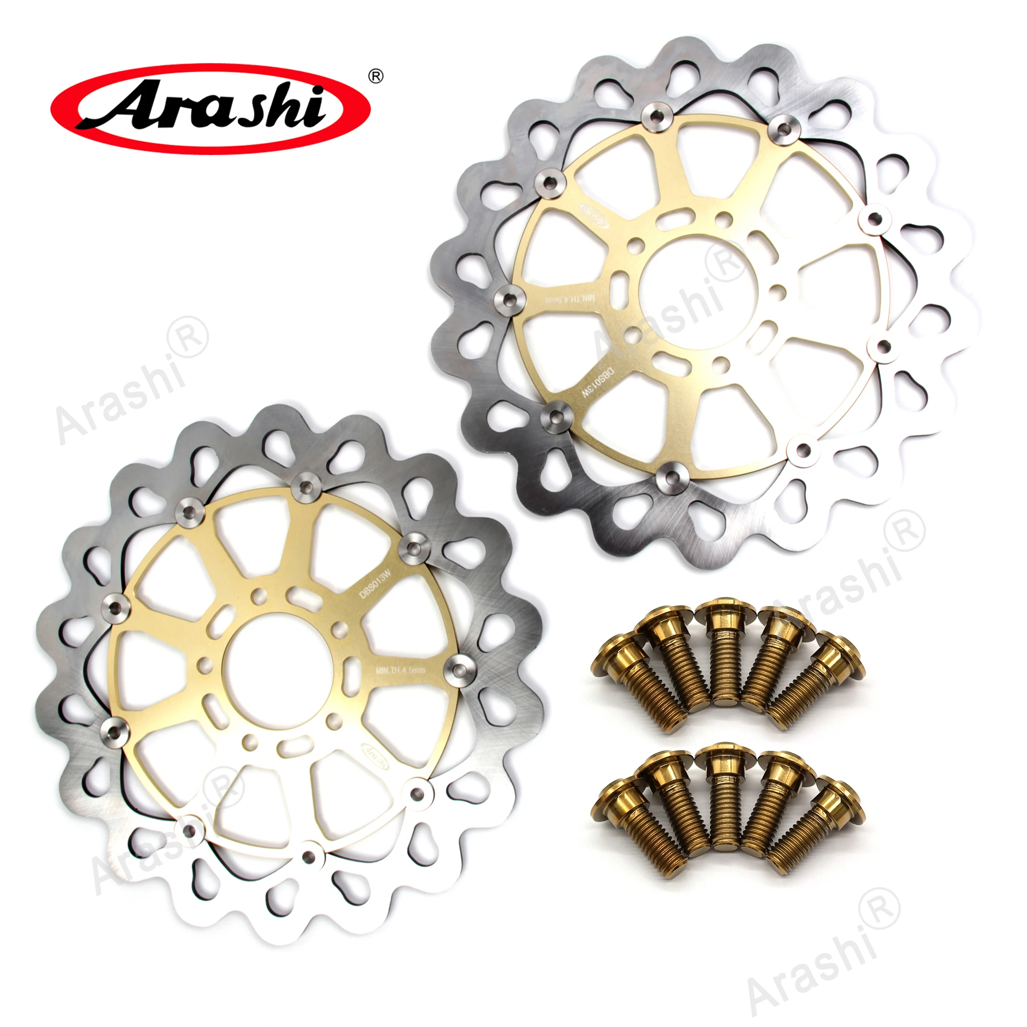 

ARASHI для SUZUKI GSX600R GSX 750 R 1996 - 2003 1997 1998 1999 2000 2001 2002 CNC передний тормоз