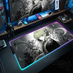 Cool Anime Code Geass Large RGB Desk Mat - C.C. Edition - RGB600x300x3mm (A3)