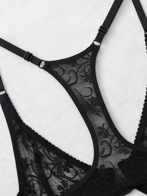 102942-d15d32.jpg Soutien-gorge à armatures en dentelle avec boutons sur le devant pour femme, broderie élégante, dos magnifique, lingerie grande taille, bonnets A B C D E F