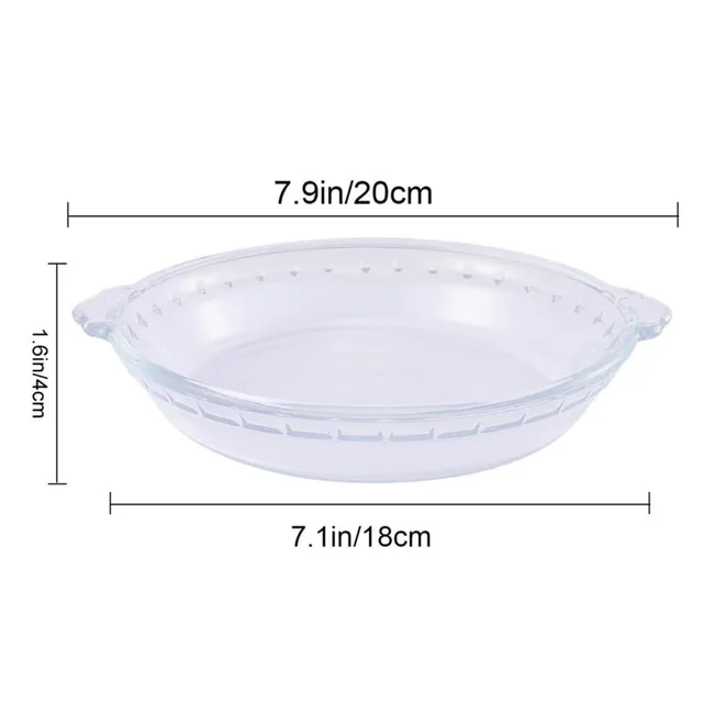 7-Inch Glass Pie Plate – Microwave & Oven Safe 4