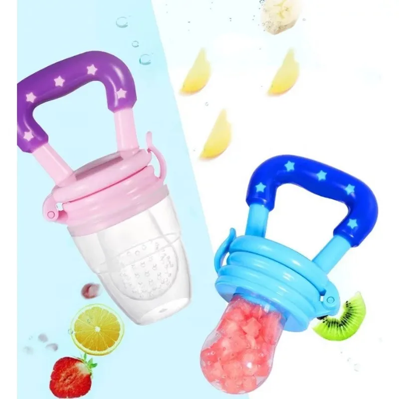 Fruit Feeder Pacifier 3 In 1 Baby Nipple Fresh Food Fruit Milk Feeding Bottles Nibbler Learn Feeding Drinking Water Straw Handle Teething Pacifier