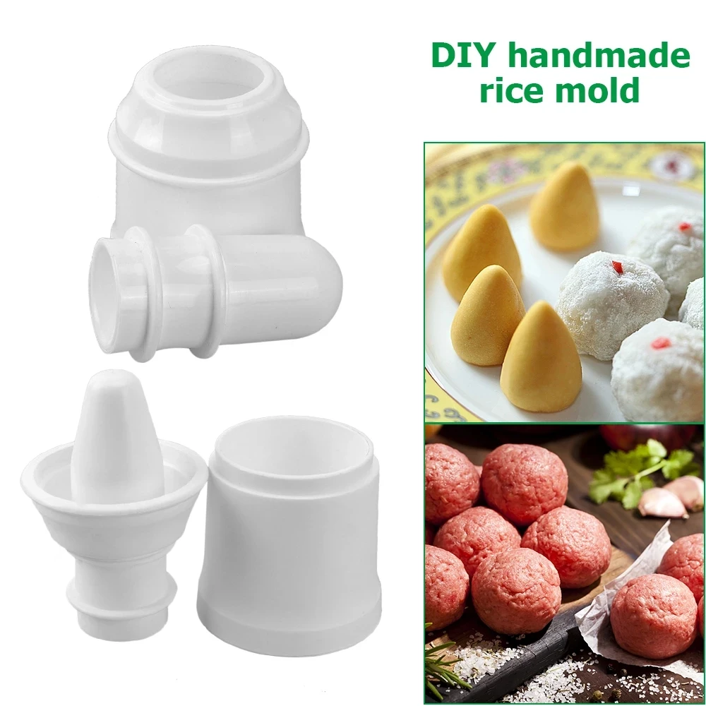 DIY Arancini Maker 쌀 공 금형 프레스 메이커 다목적 주방 고기 공 금형 재사용 가능한 스시 도구 DIY 수제 도시락 금형