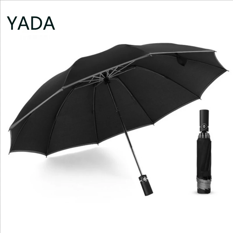 

YADA Luxury 10k Automatic Inverted Umbrella Sunny And Rainy Reverse Umbrellas For Men Women Windproof Fold UV Parapluie YS220066