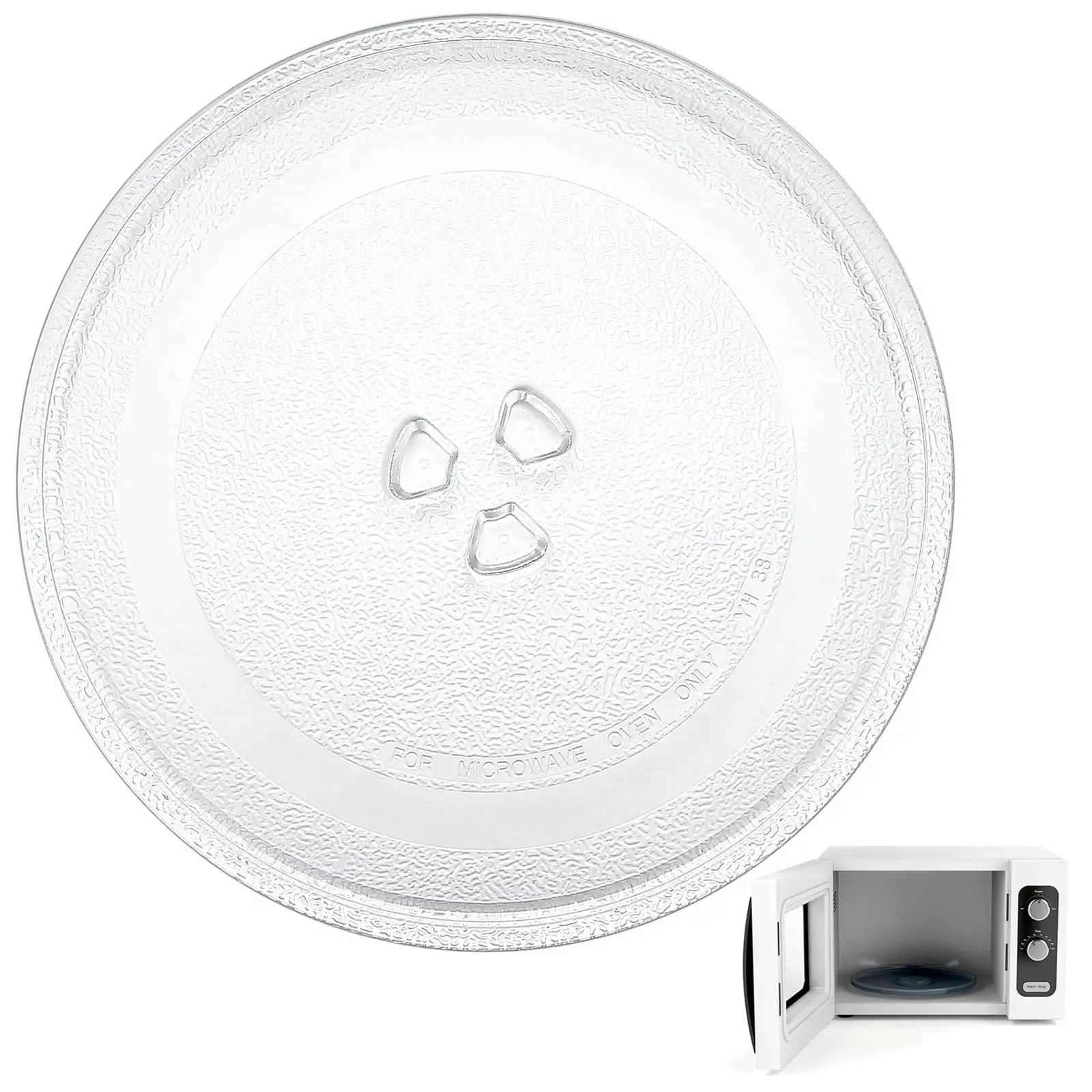 Microwave Plate Glass Turntable 24.5cm for Microwave Ovens Easily Install Accessories microwave oven spare parts