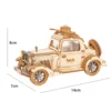 Robotime Rolife Vintage Car Model 3D Wooden Puzzle Toys for Chilidren Kids Adult TG504 2