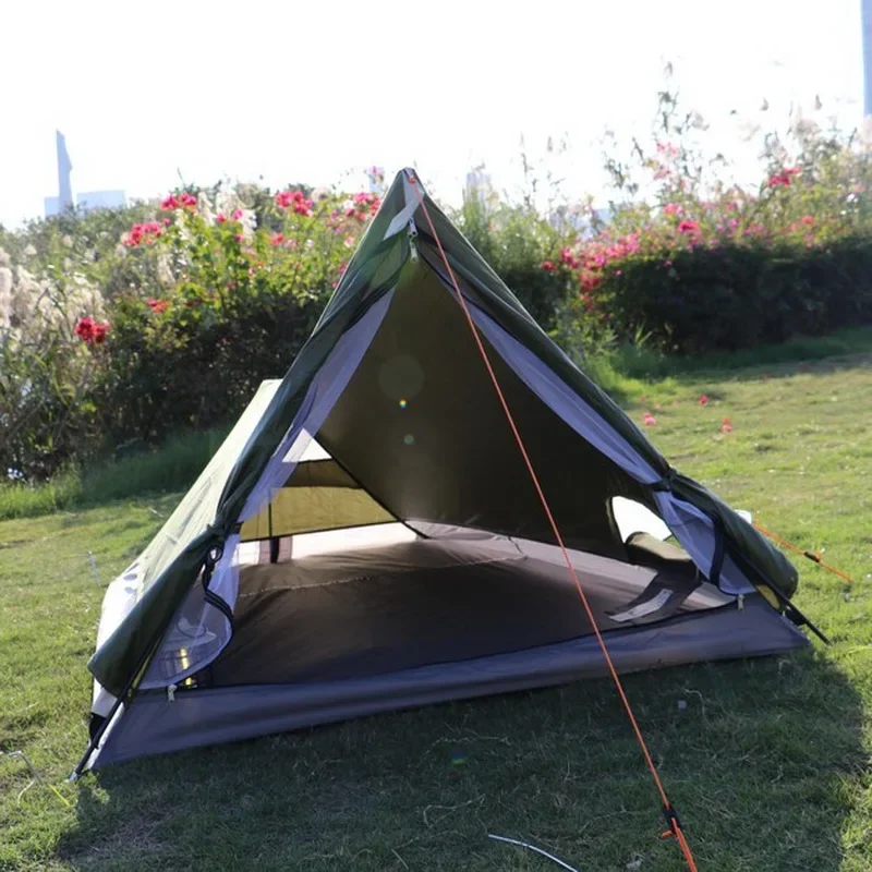 1 Person Ultra Light Portable Outdoor Camping Tent for Backpacking Hiking Cycling Beach Fishing